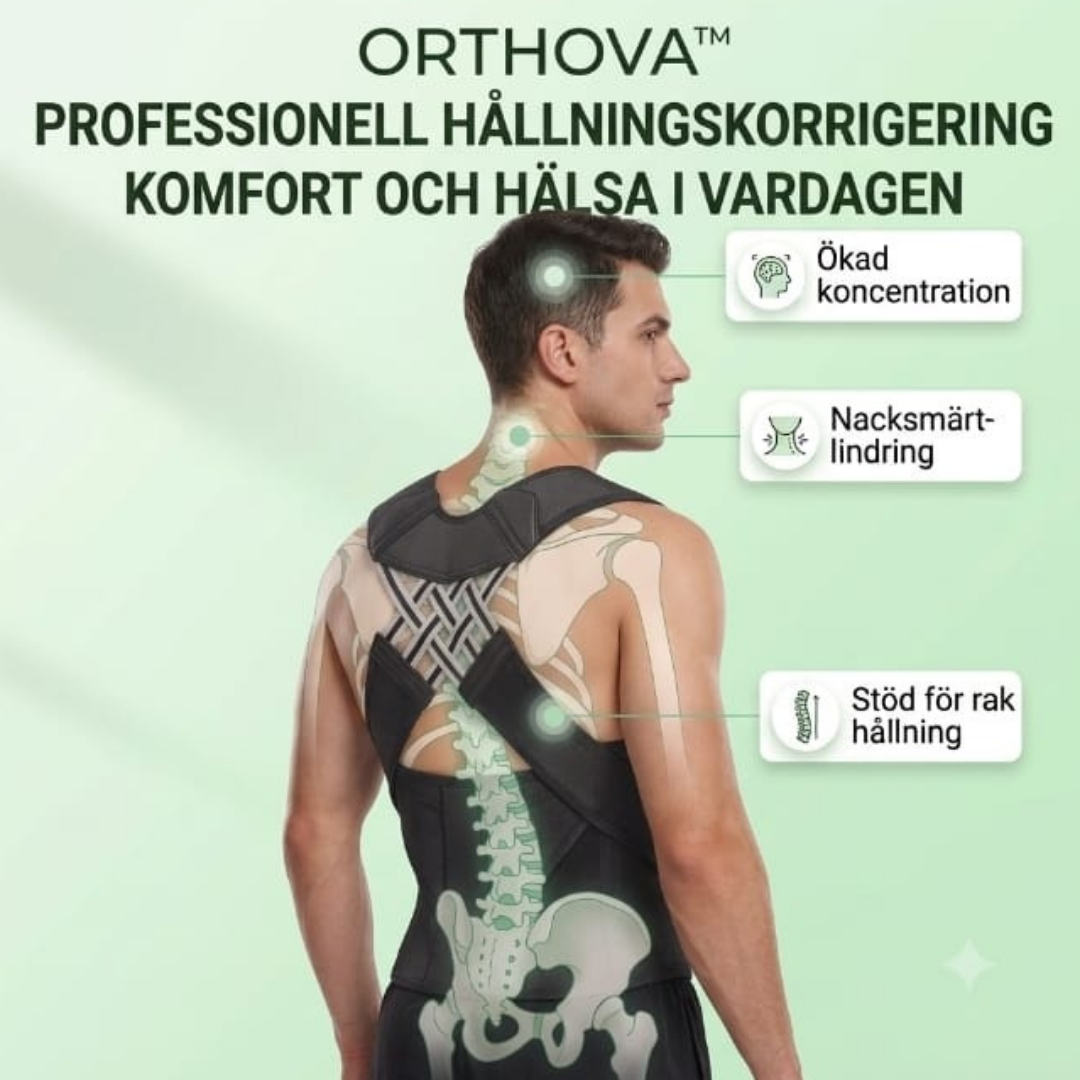 Orthova™ Ryggstödskorsett